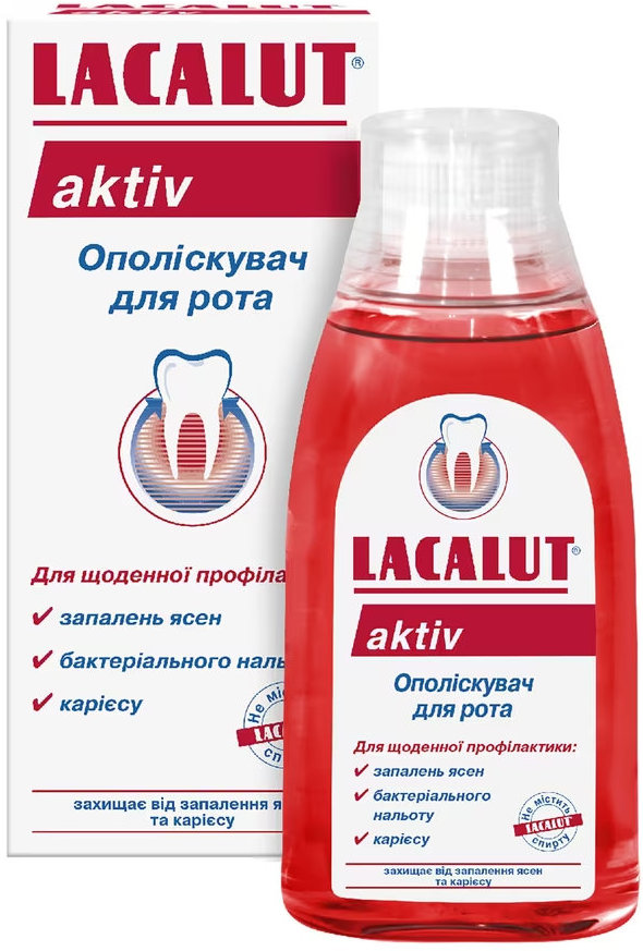 Ополаскиватель для рта Lacalut Aktiv 300 мл