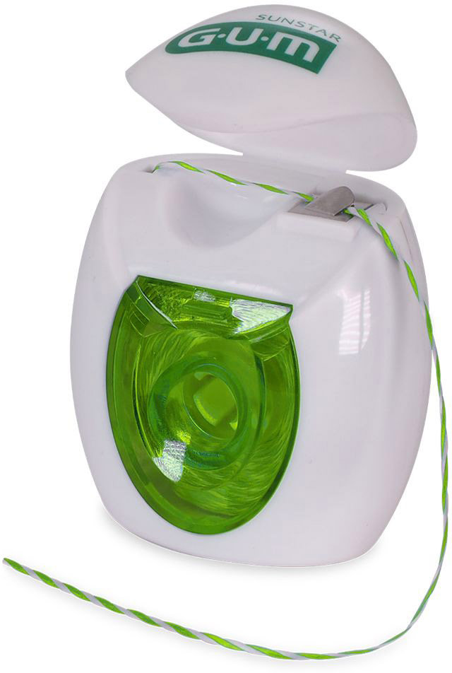 Зубная нить GUM Deepclean Twisted floss мятная вощеная 30 м фото 2