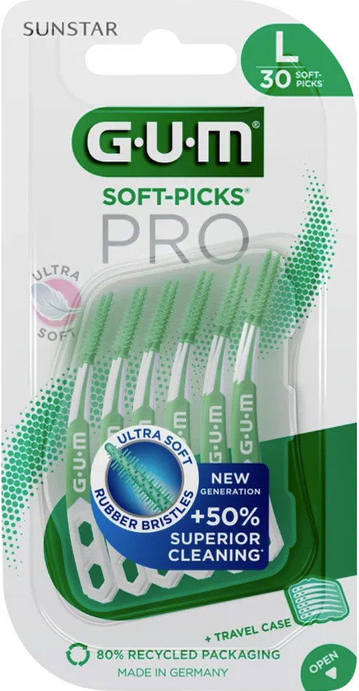 Набір міжзубних щіток GUM SoftPicks Pro розмір L в блістері 30 шт.