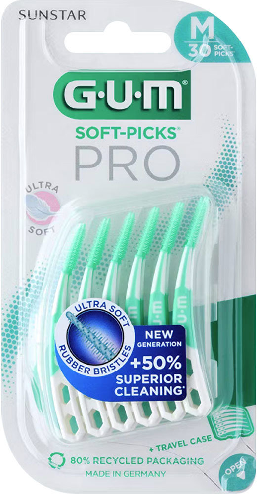 Набір міжзубних щіток GUM SoftPicks Pro розмір М в блістері 30 шт.
