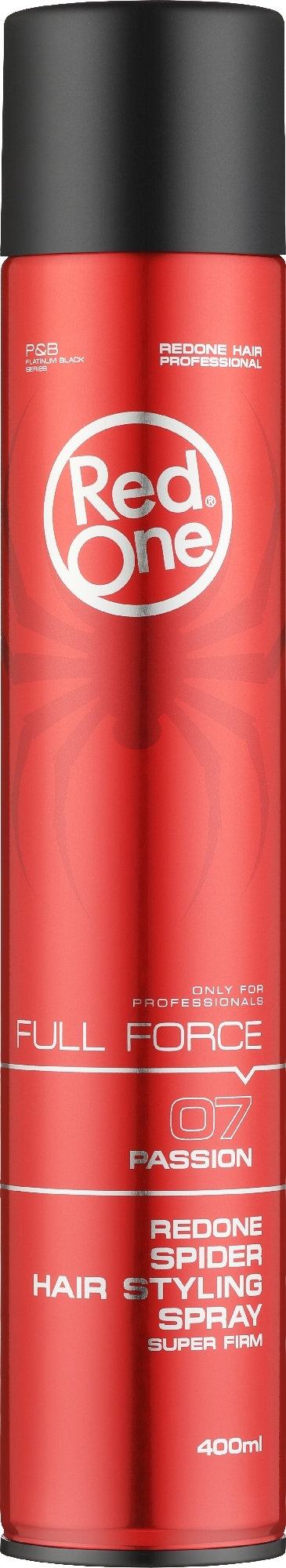 Лак для волосся RedOne Spider Super Firm Hairspray 07 Passion 400 мл