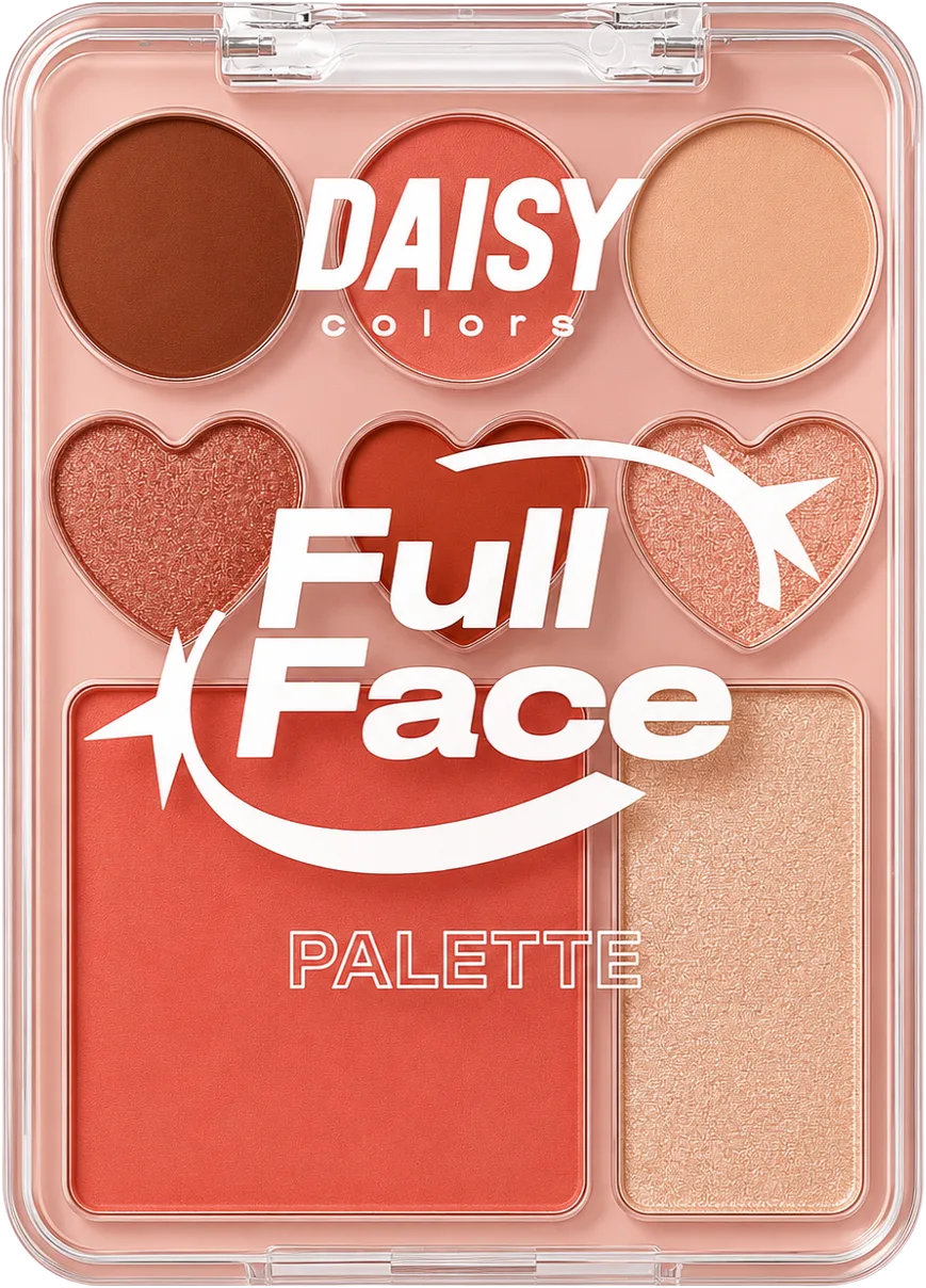 Палітра для очей та обличчя Daisy Colors Full Face Palette 1