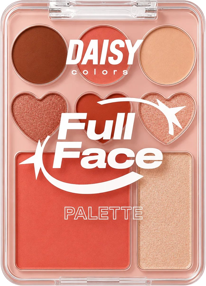 Палітра для очей та обличчя Daisy Colors Full Face Palette Universal 0.32 г