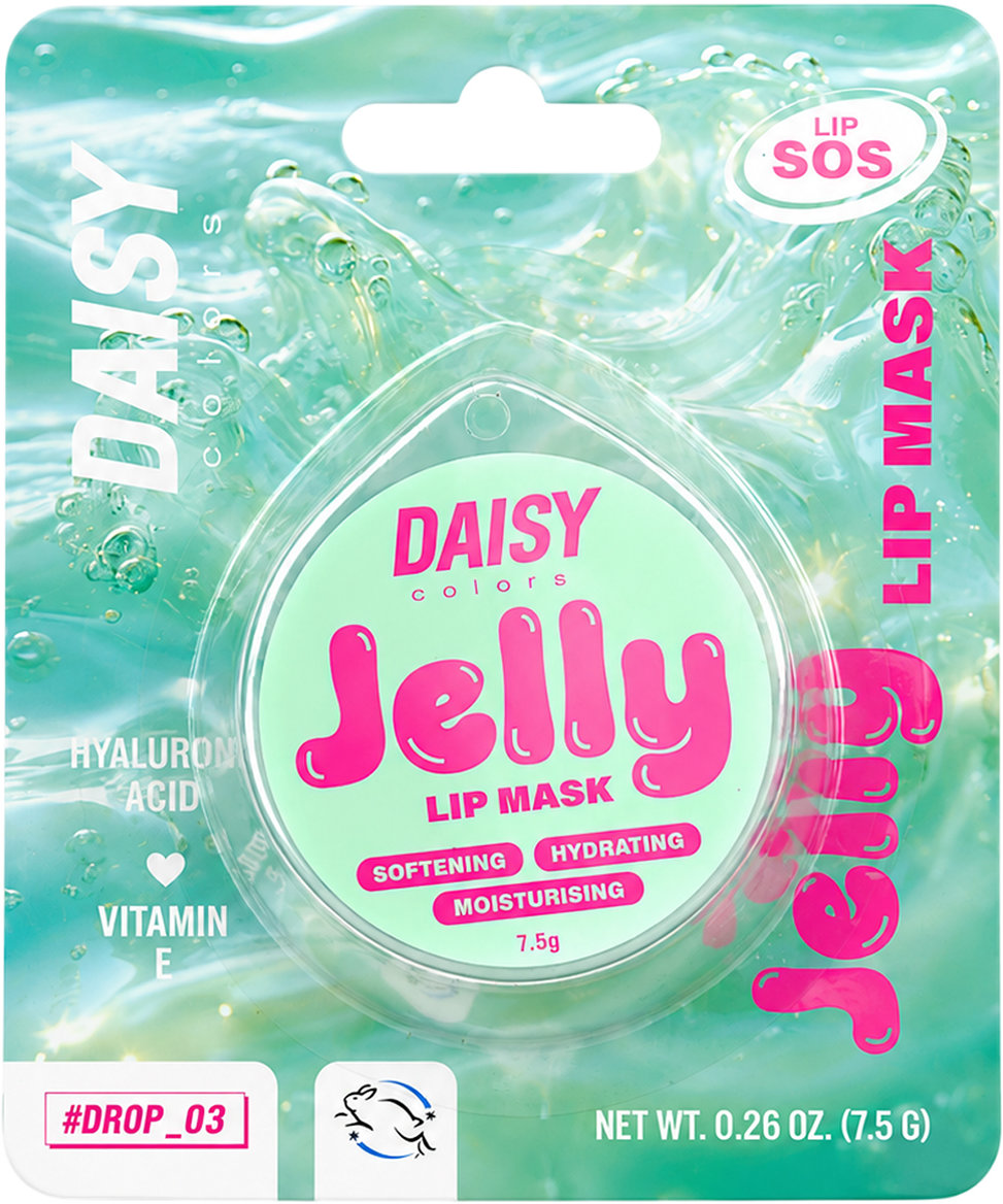 DAISY COLORS Маска для губ Jelly Lip Mask (Blister) 2