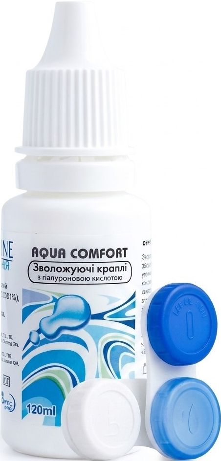Краплі зволожуючі Comfort Line Aqua comfort з гіалуроновою кислотою 15 мл