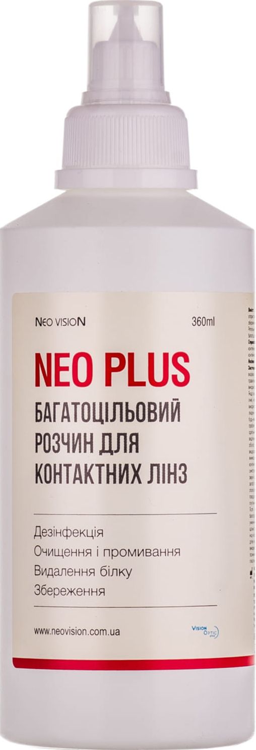 Neo Plus розчин багатоцільовий д/контактних лінз, 360мл 2