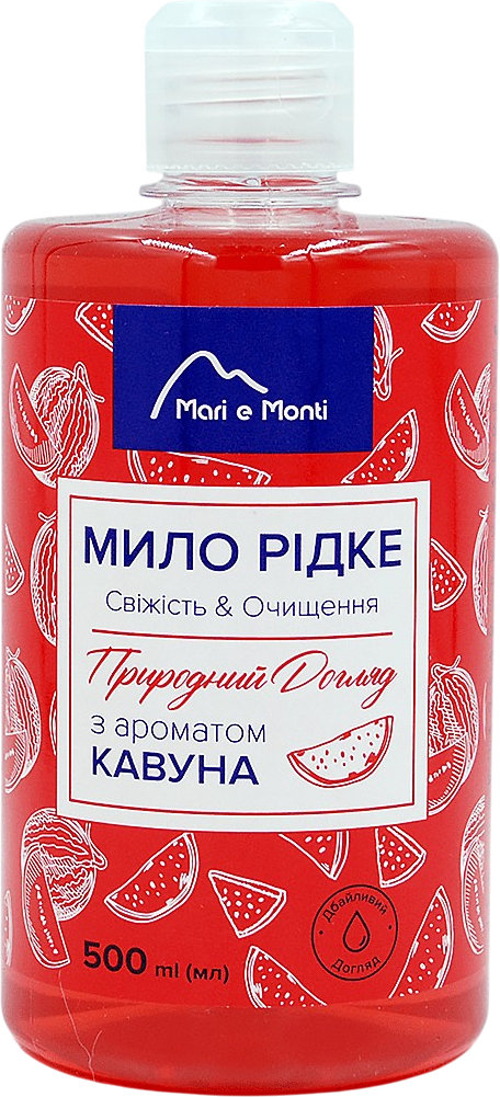 Mило рідке Mari e Monti  з ароматом кавуна, 500мл 1