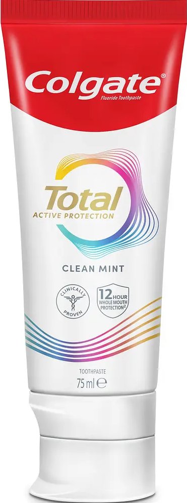 Colgate з/паста Total Активний Захист від Карієсу та Руйнування Емалі, 75 мл