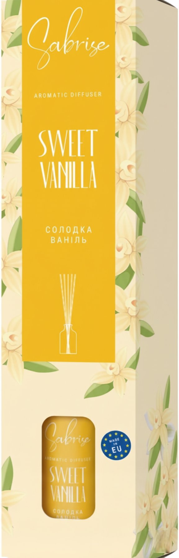 Аромадиффузор Sabrise Sweet Vanilla Сладкая ваниль 30 мл