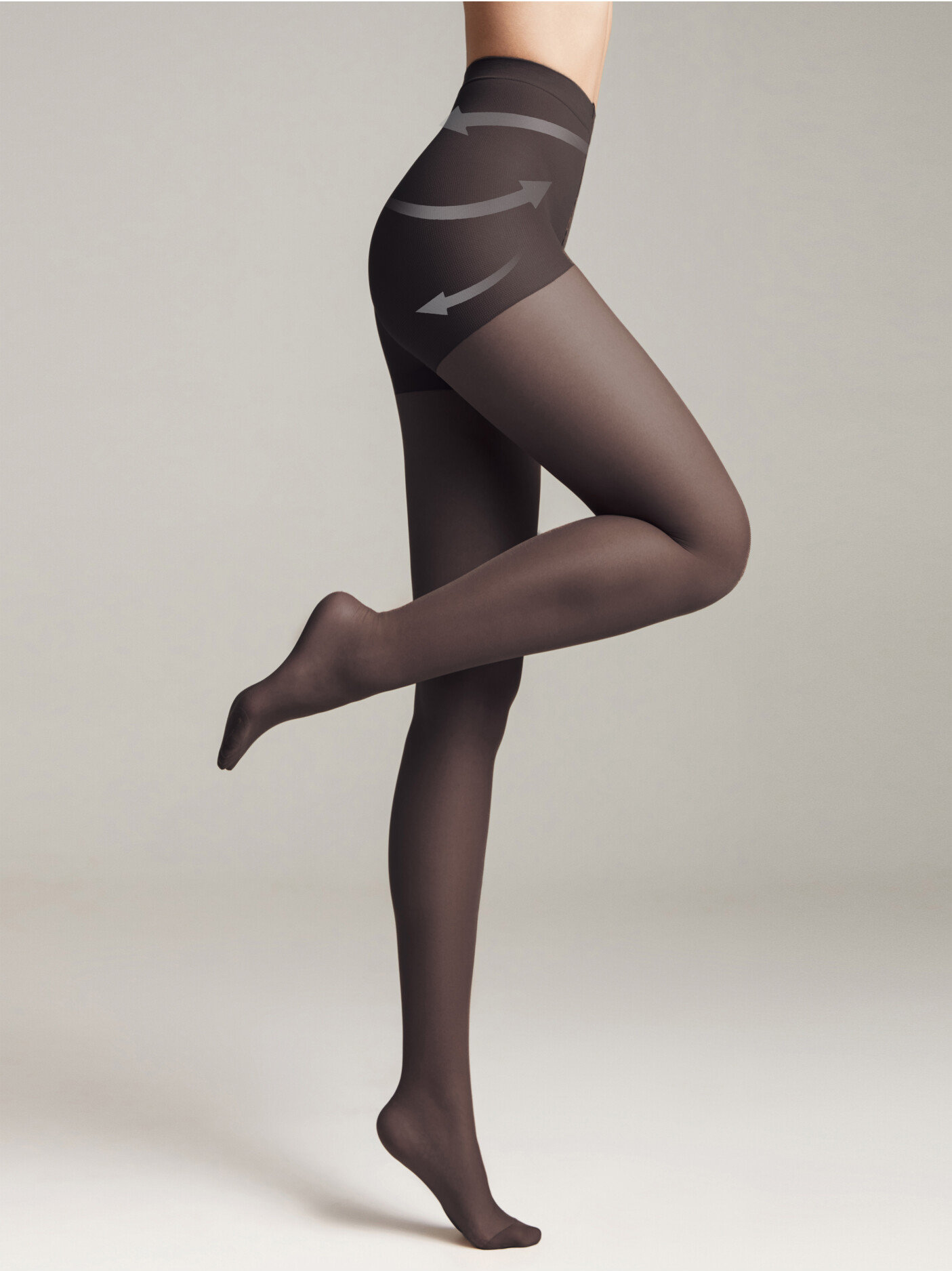 Колготки Elegante Support женские с шортиками 20 den цвет nero р. 5 фото 4