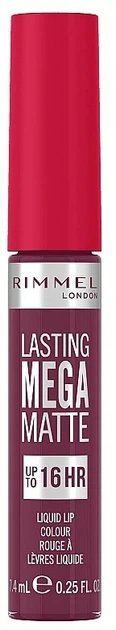 Рідка матова помада для губ Rimmel Lasting Mega Matte Liquid Lip Colour 910 Fuschia Flush 7.4 мл