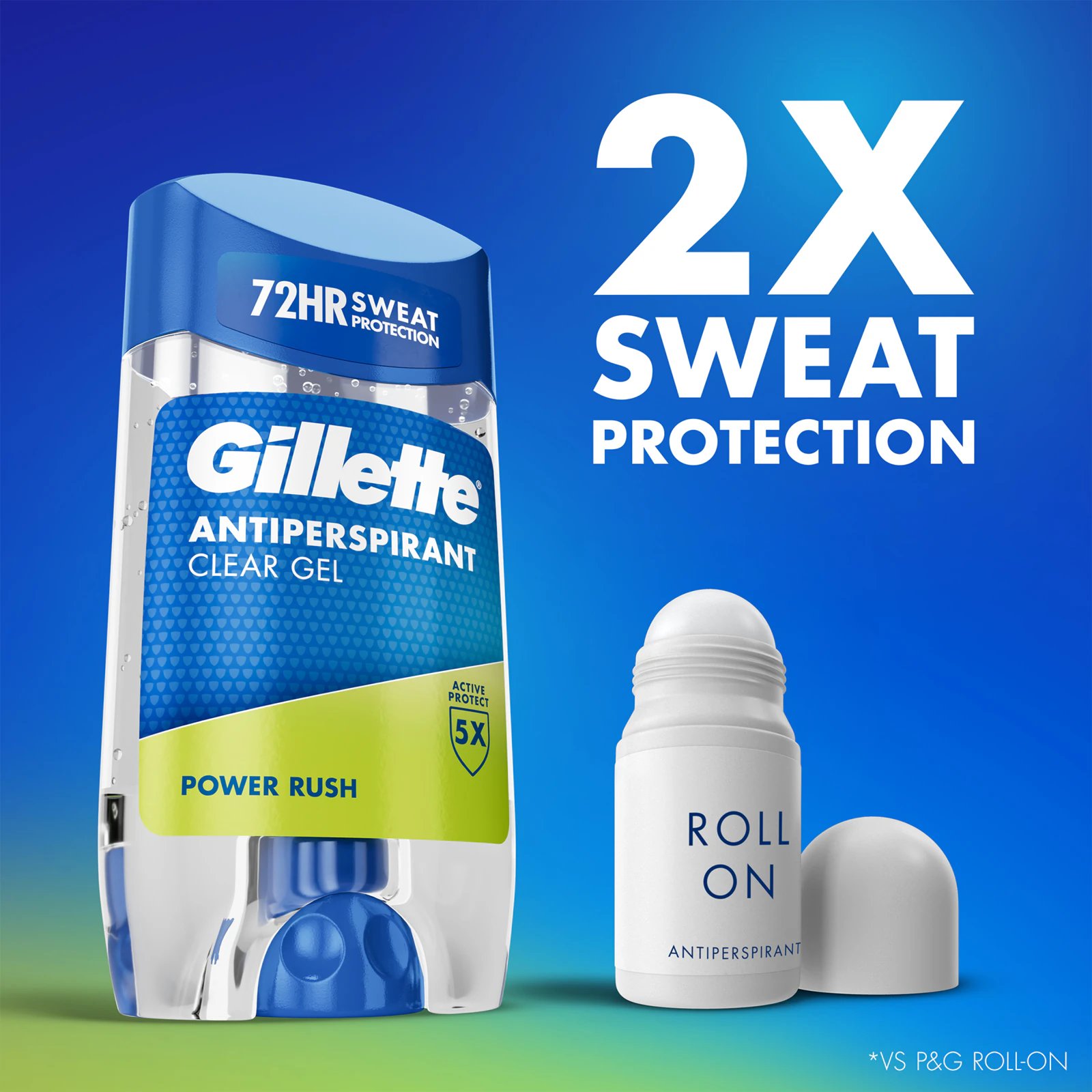 Антиперспірант-стік Gillette Power Rush 70 мл фото 3