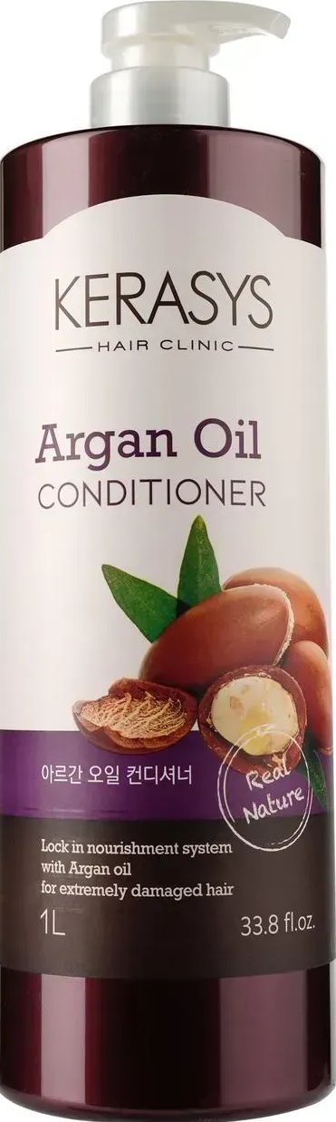 KeraSys Real Natural Кондиціонер для волосся Intensive Repair Argan Oil, 400 мл