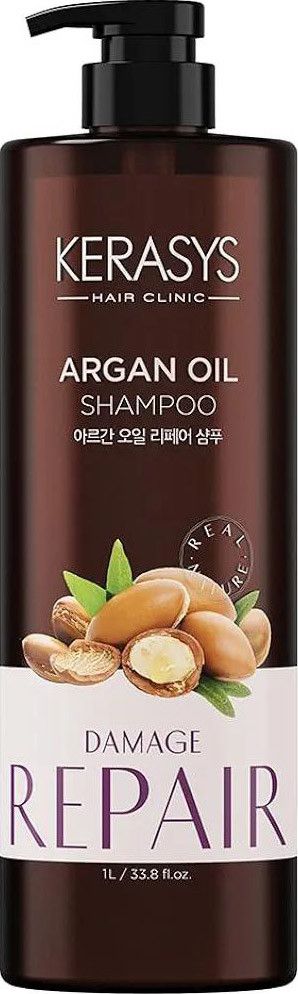 KeraSys Real Natural Шампунь для волосся Intensive Repair Argan Oil, 400 мл