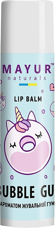 Бальзам для губ дитячий Mayur Bubble Gum натуральний 5 г