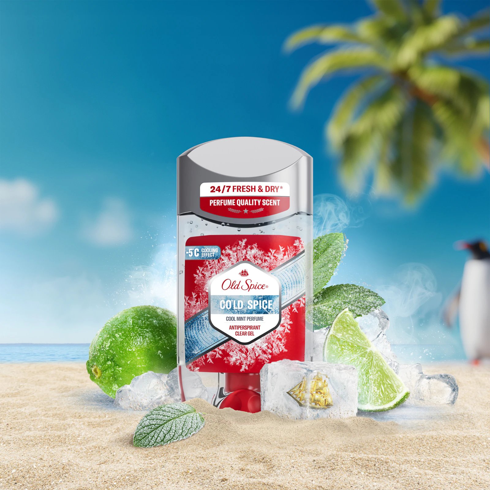 Антиперспирант Old Spice Cold Spice Прозрачный гелевый 70 мл фото 1