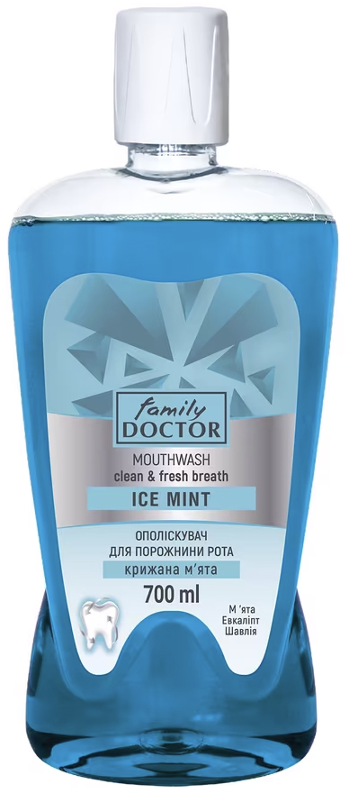 Family doctor ополіскувач д/порожнини рота Крижана м'ята, 700мл