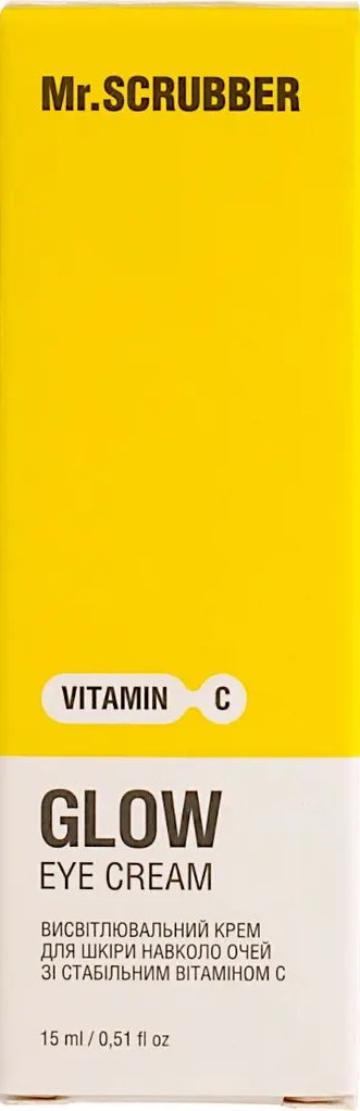 Крем для шкіри навколо очей Mr.Scrubber Glow висвітлювальний зі стабільним Vitamin C 15 мл фото 3