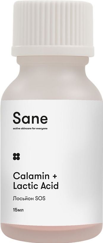 Лосьйон Sane SOS Calamin+Lactic Acid для точкового застосування 15 мл фото 1