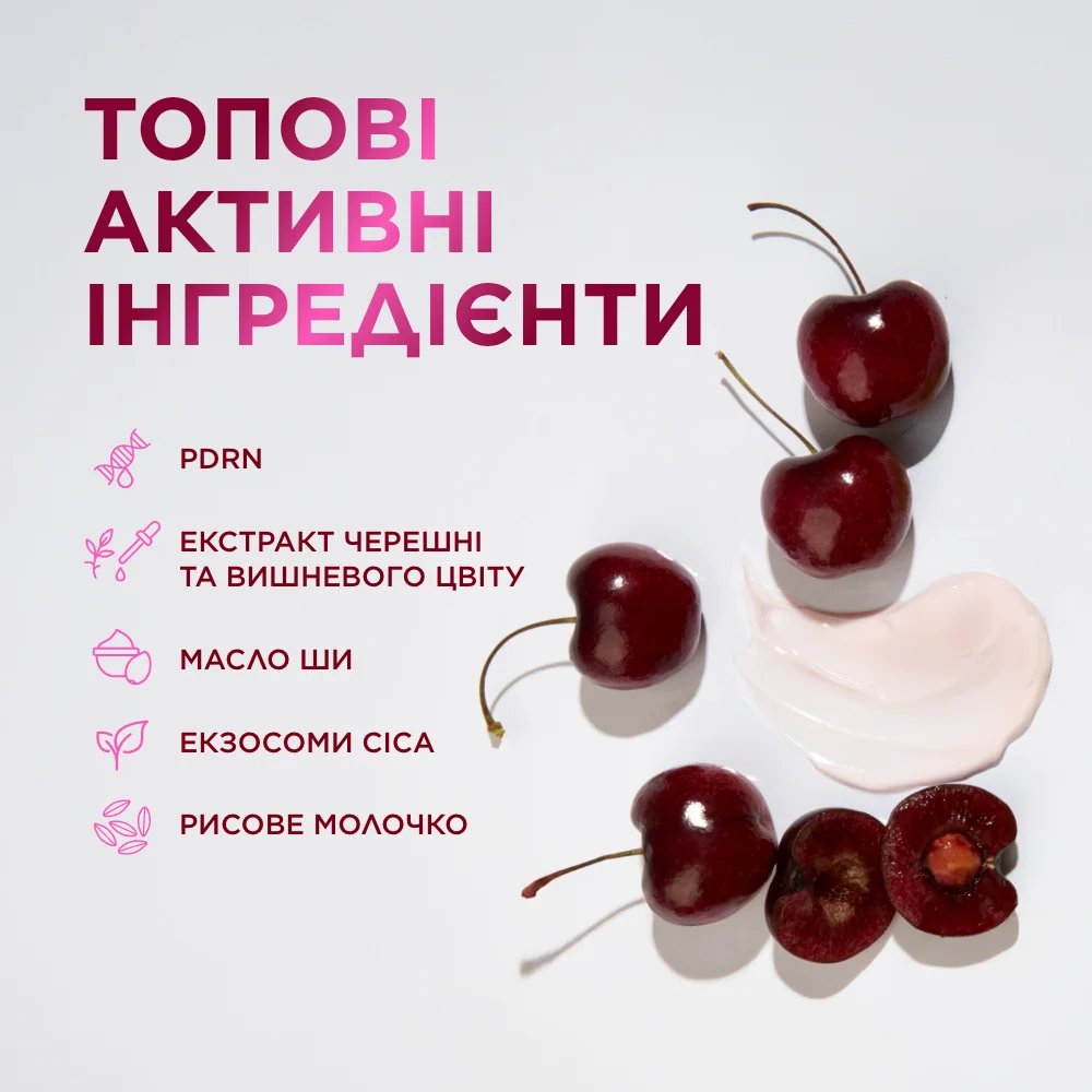 Молочко для тела Eveline PDRN О! My Сherry гиперпитательное 200 мл фото 2