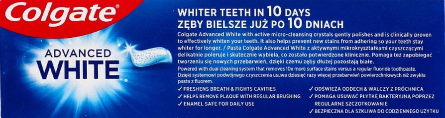 Зубная паста Colgate комплексное отбеливание 75 мл фото 1