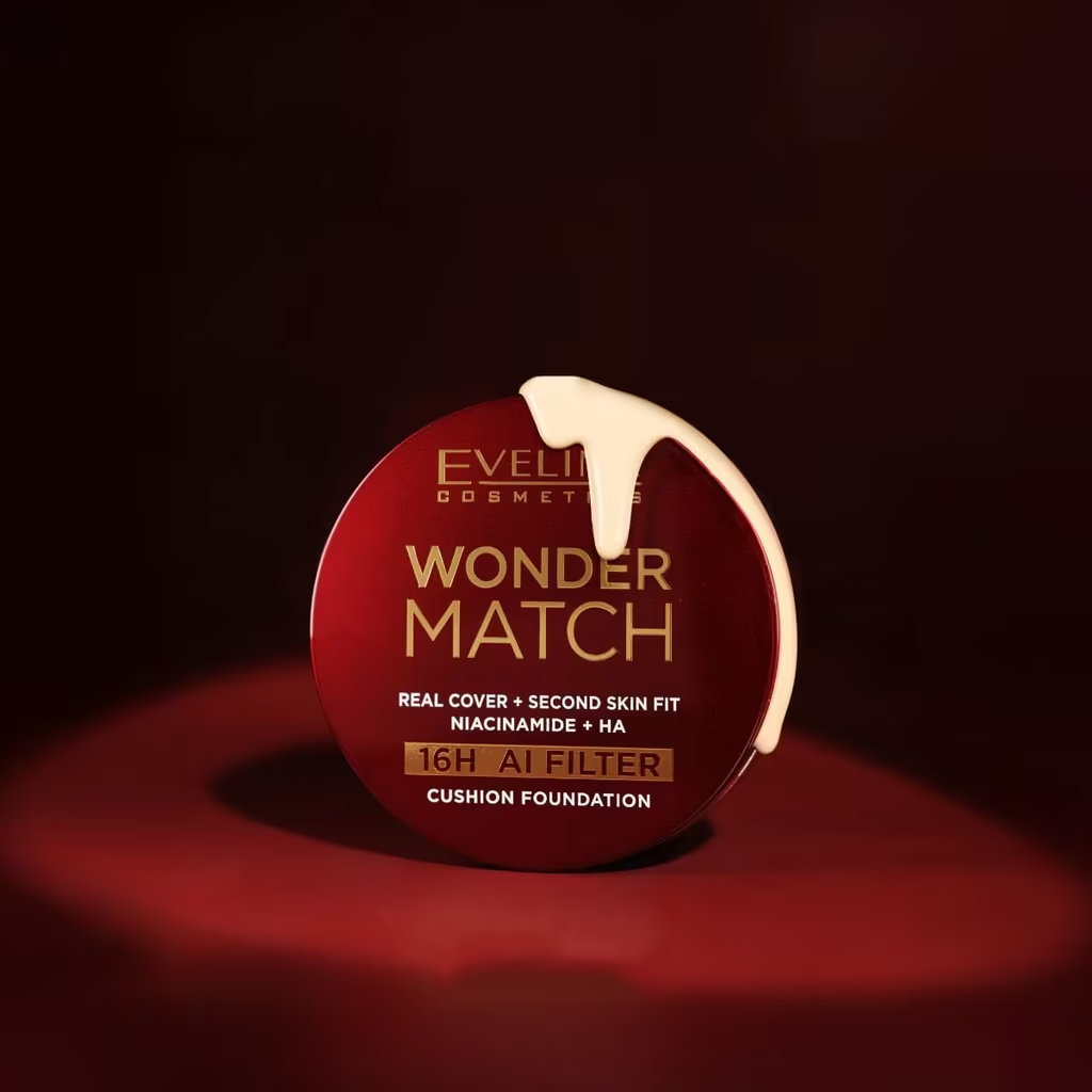 Тональна основа-кушон для обличчя Eveline Cosmetics Wonder Match 01N Ivory 15 г фото 2