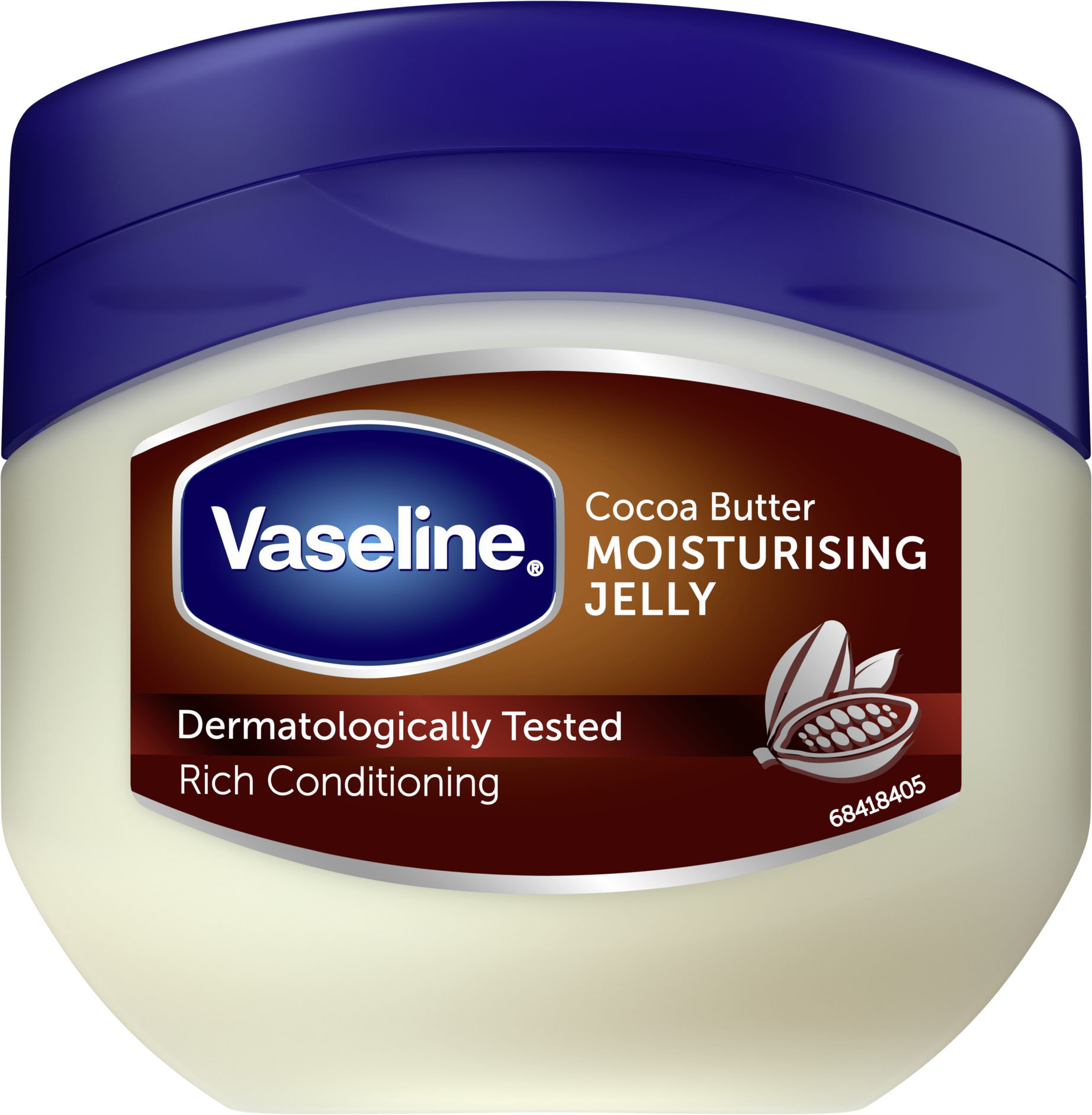 VASELINE косметичний вазелін для шкіри зволожуючий з какао-маслом, 100 мл