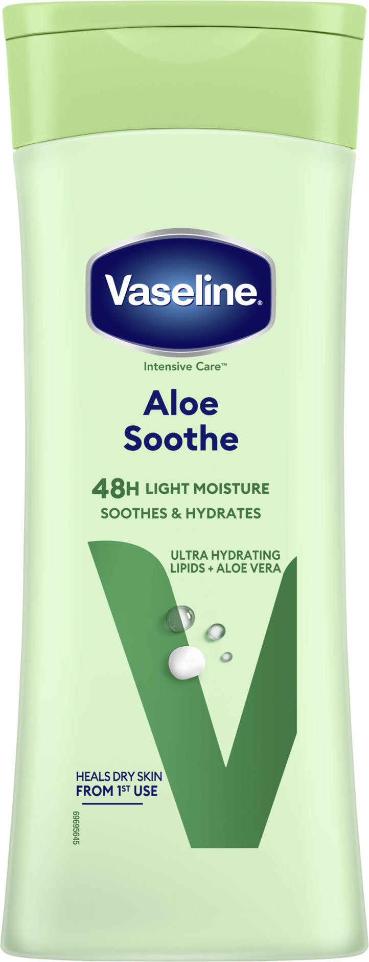 VASELINE лосьйон для тіла intensive care з алое для зневодненої шкіри,  400 мл