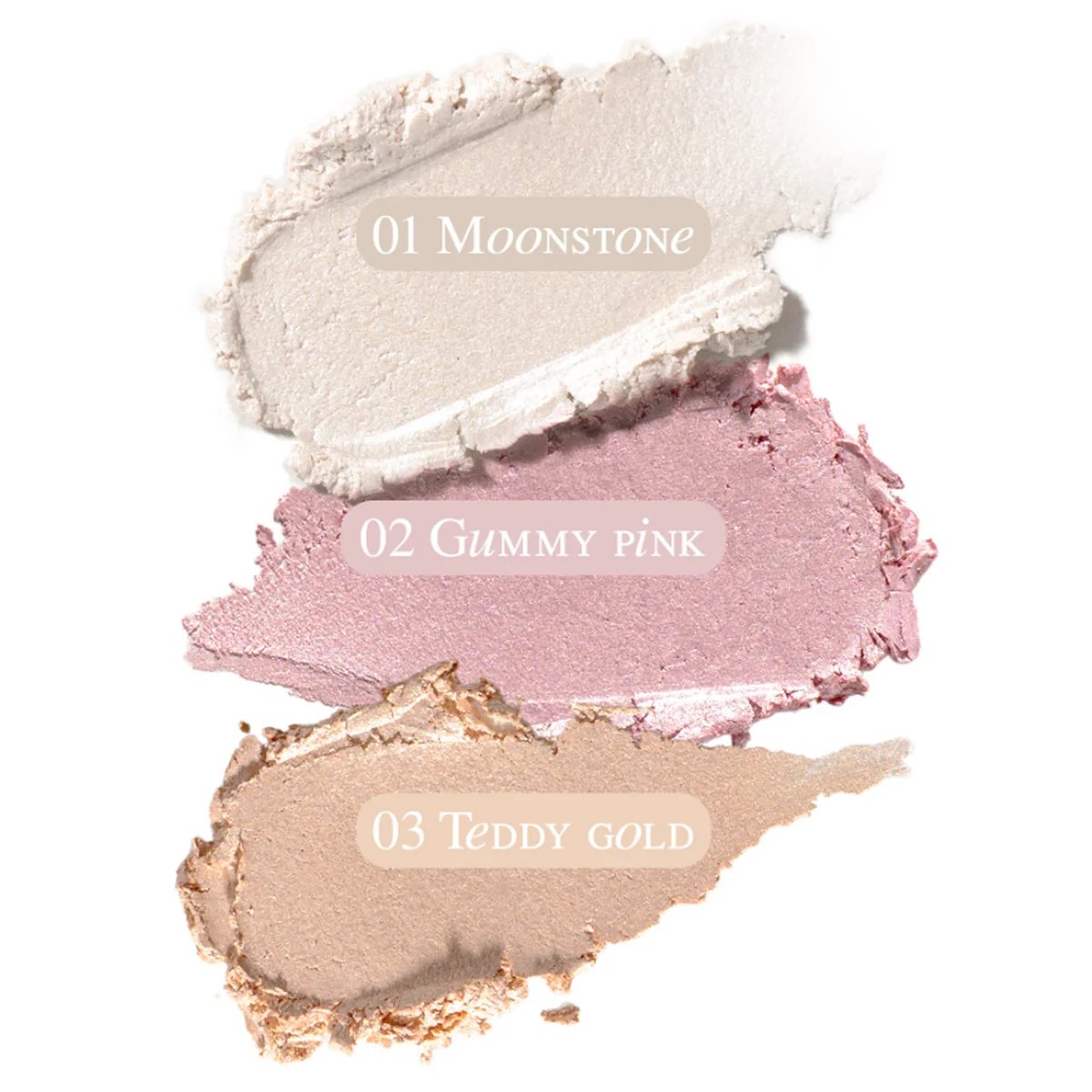 Хайлайтер для обличчя TAM BEAUTY THE JELLY BEAM MOON STONE 01, 9 г