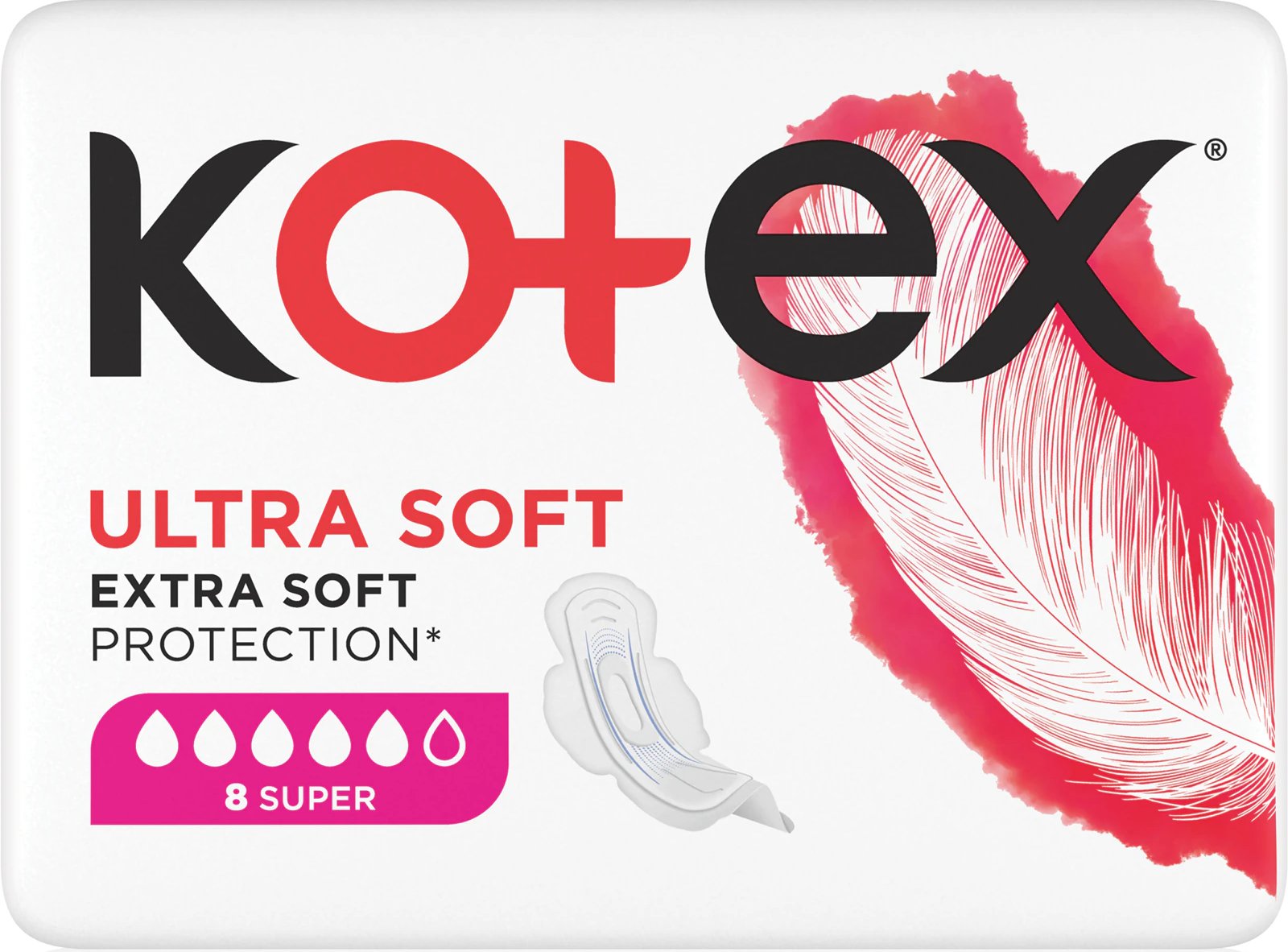 Kotex прокладки Extra Soft Super, 8шт 2