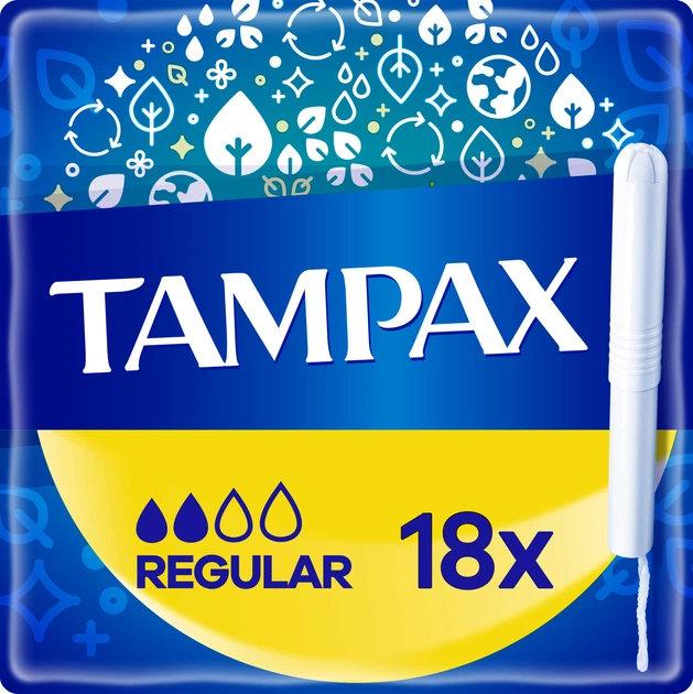 Тампони Tampax Compak Regular з аплікатором 18 шт. 8