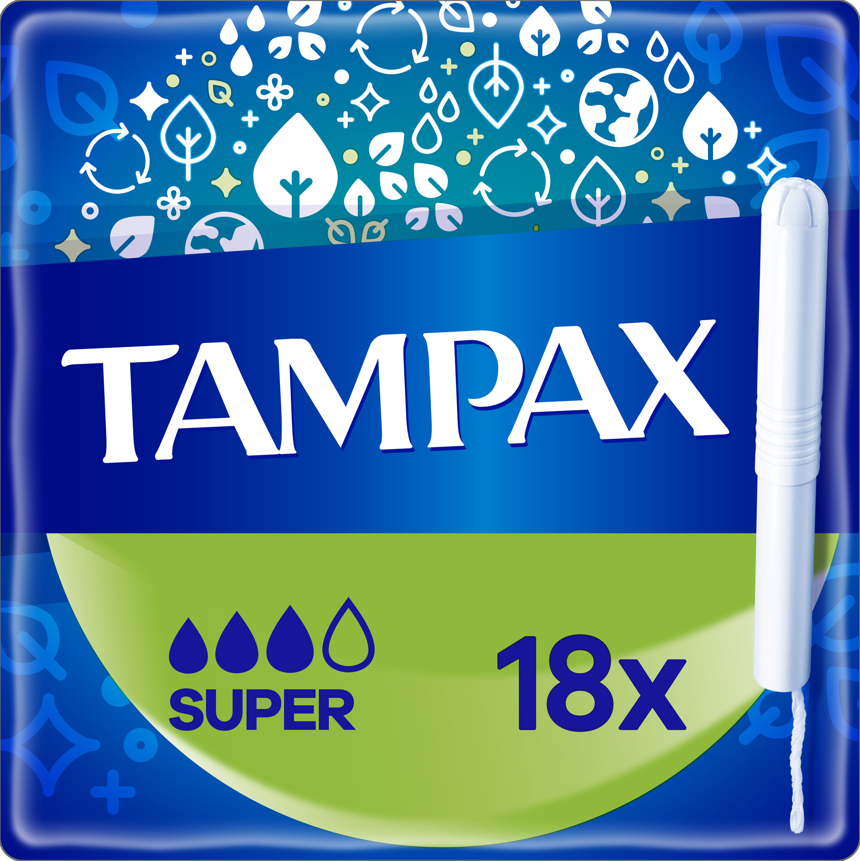 Тампони Tampax Compak Super з аплікатором 18 шт. 9