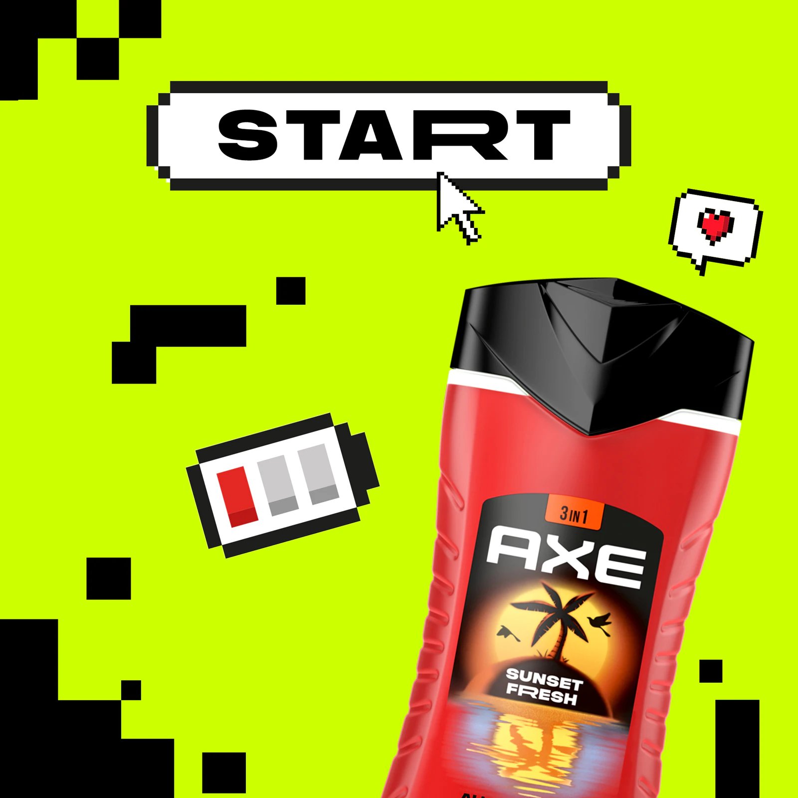 AXE гель для душа и шампунь мужской Sunset Fresh, 250мл фото 1
