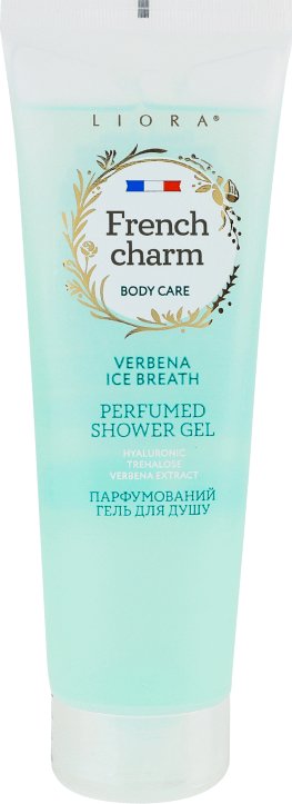 French charm гель для душа парфюмированный Liora French Charm Verbena Ice Breath, 260мл.