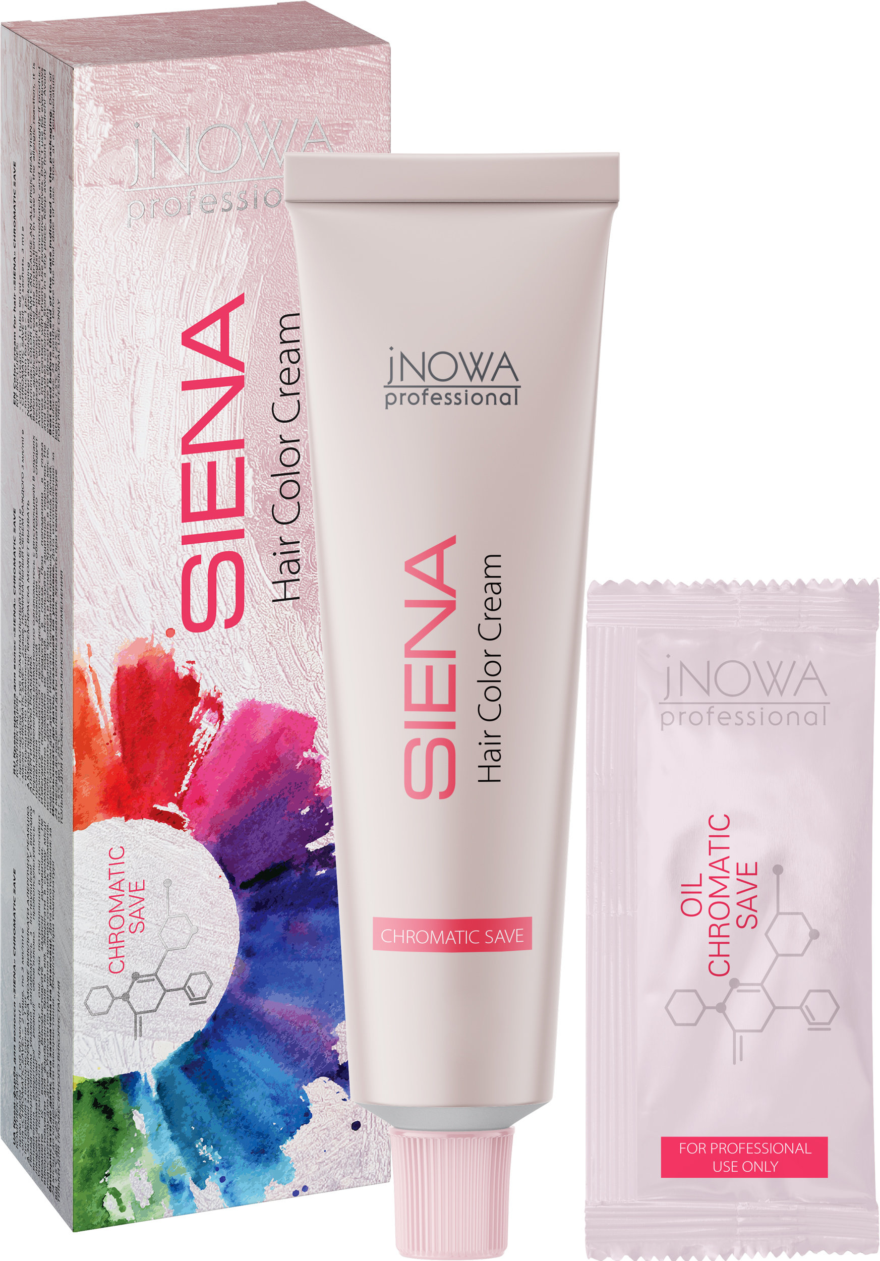 Крем-фарба для волосся jNOWA Professional Siena Chromatic Save 10/0 Яскравий блонд 90 мл