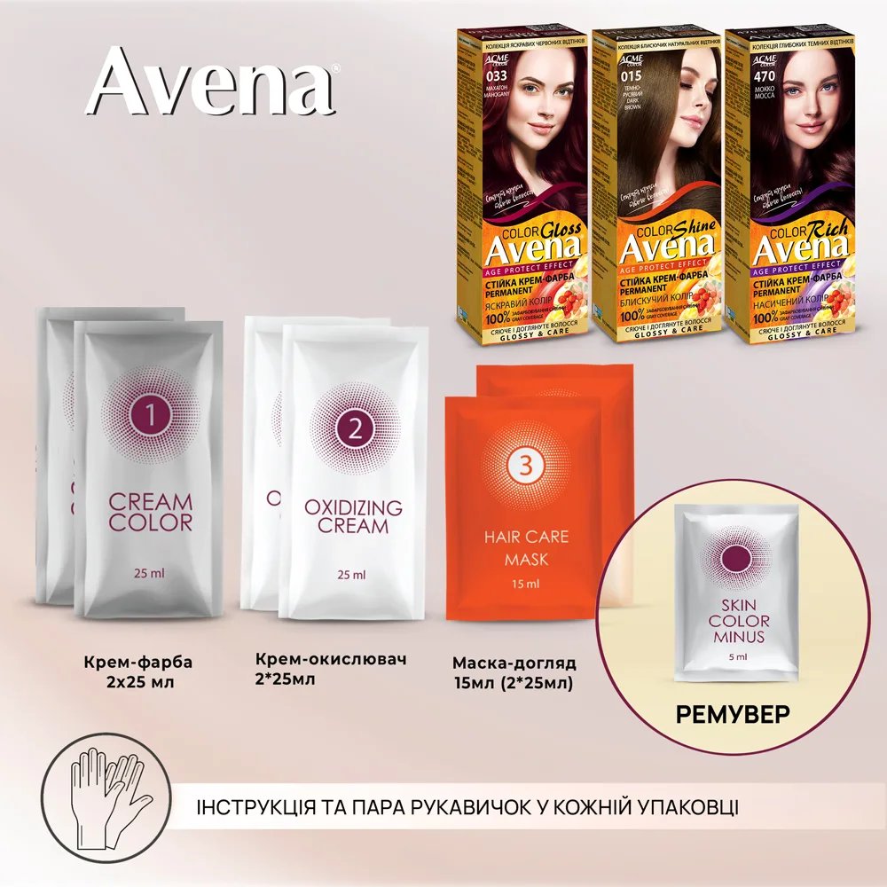 Cтійка крем-фарба для волосся Acme AVENA Blond Color №913 Бежевий світло-русявий фото 3