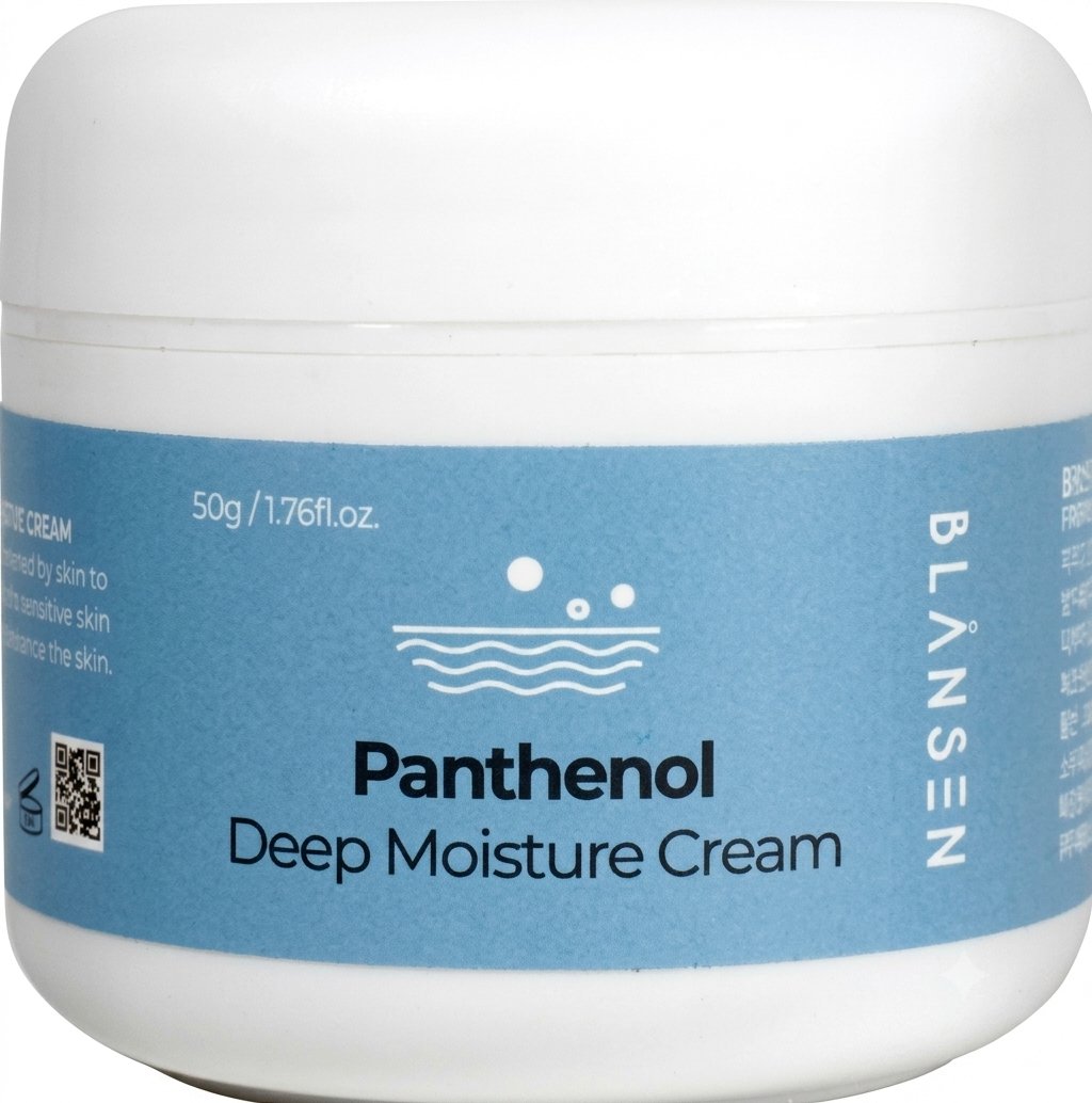 BLANSEN крем д/обличчя зволожувальний Panthenol Sea, 50г 1