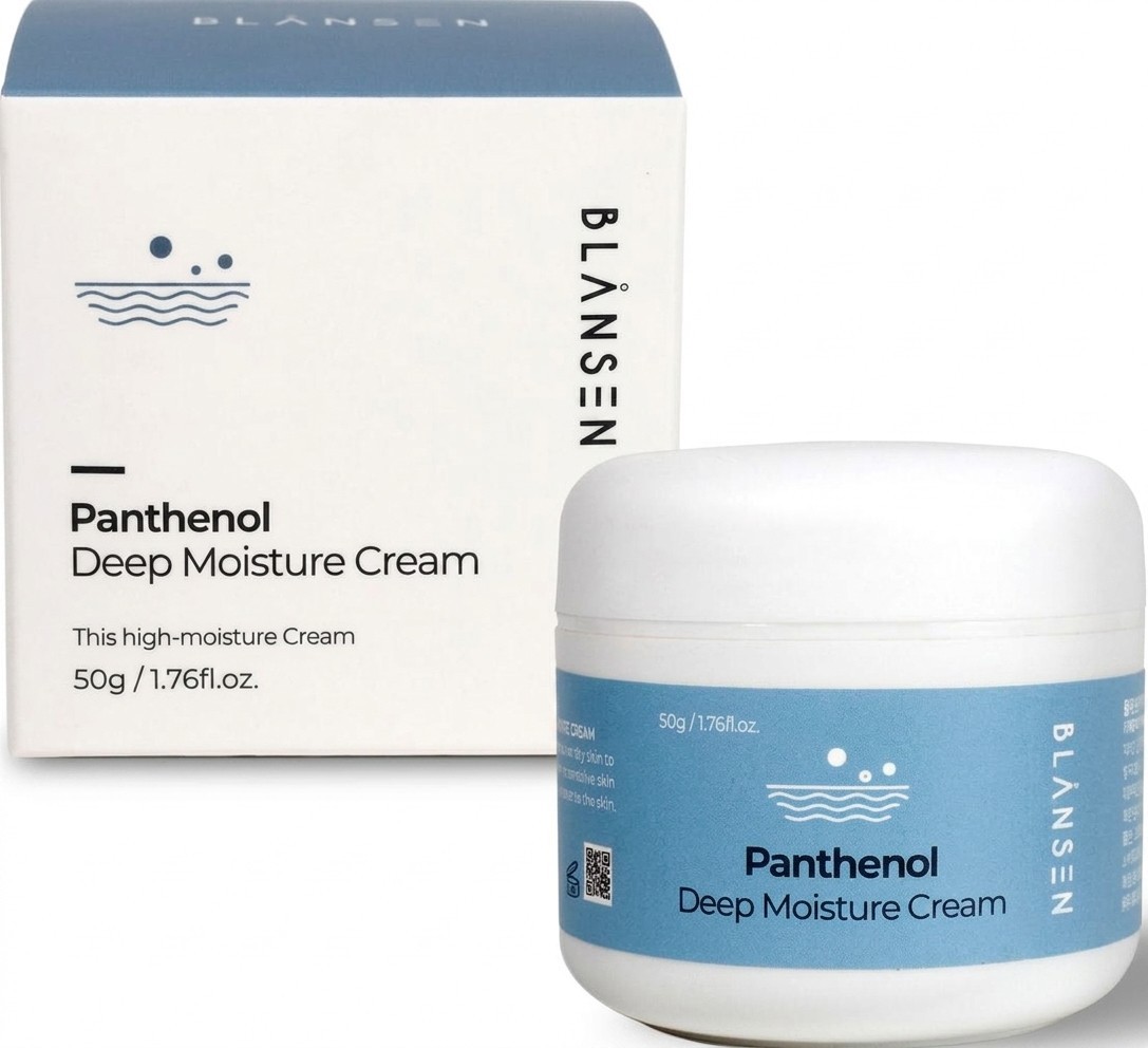 Крем для лица BLANSEN Panthenol Sea увлажняющий 50 г фото 1