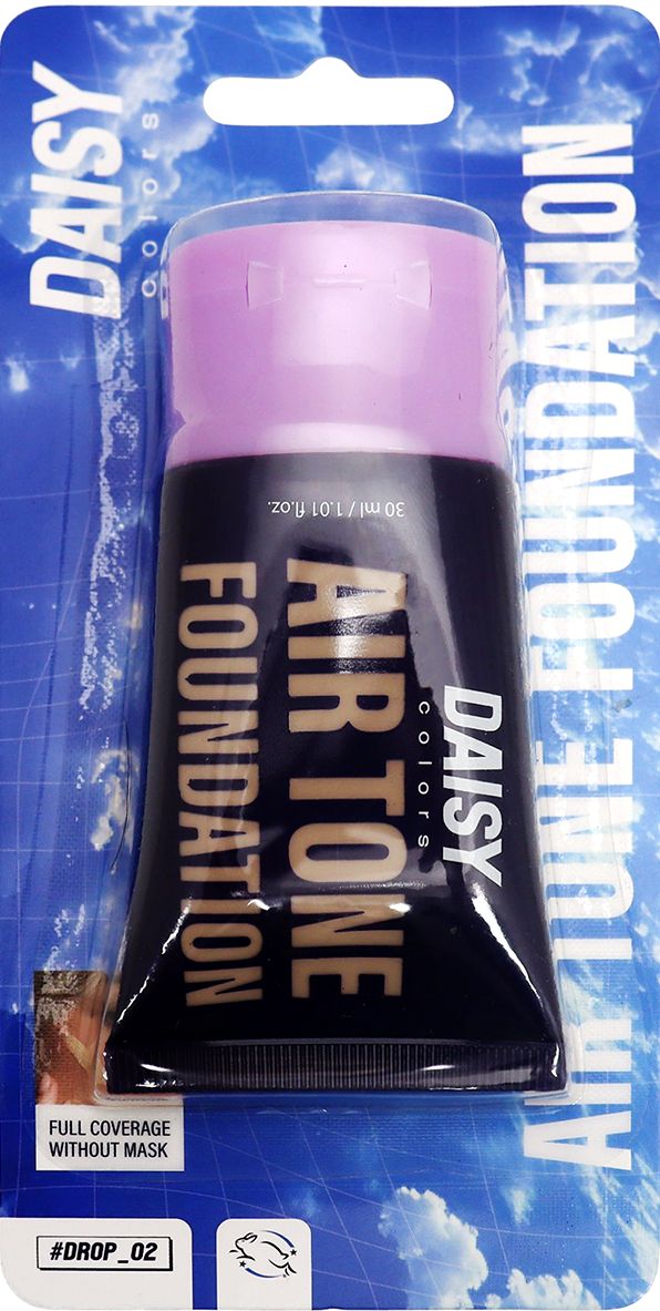 DAISY COLORS Тональна основа для обличчя Air Tone Foundation 01 (Blister) 1