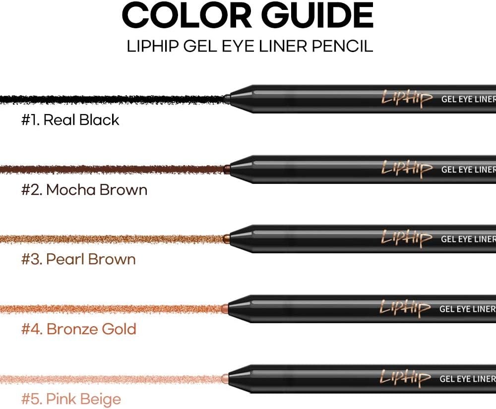 Карандаш для глаз LIPHIP Pearl Brown гелевый 03