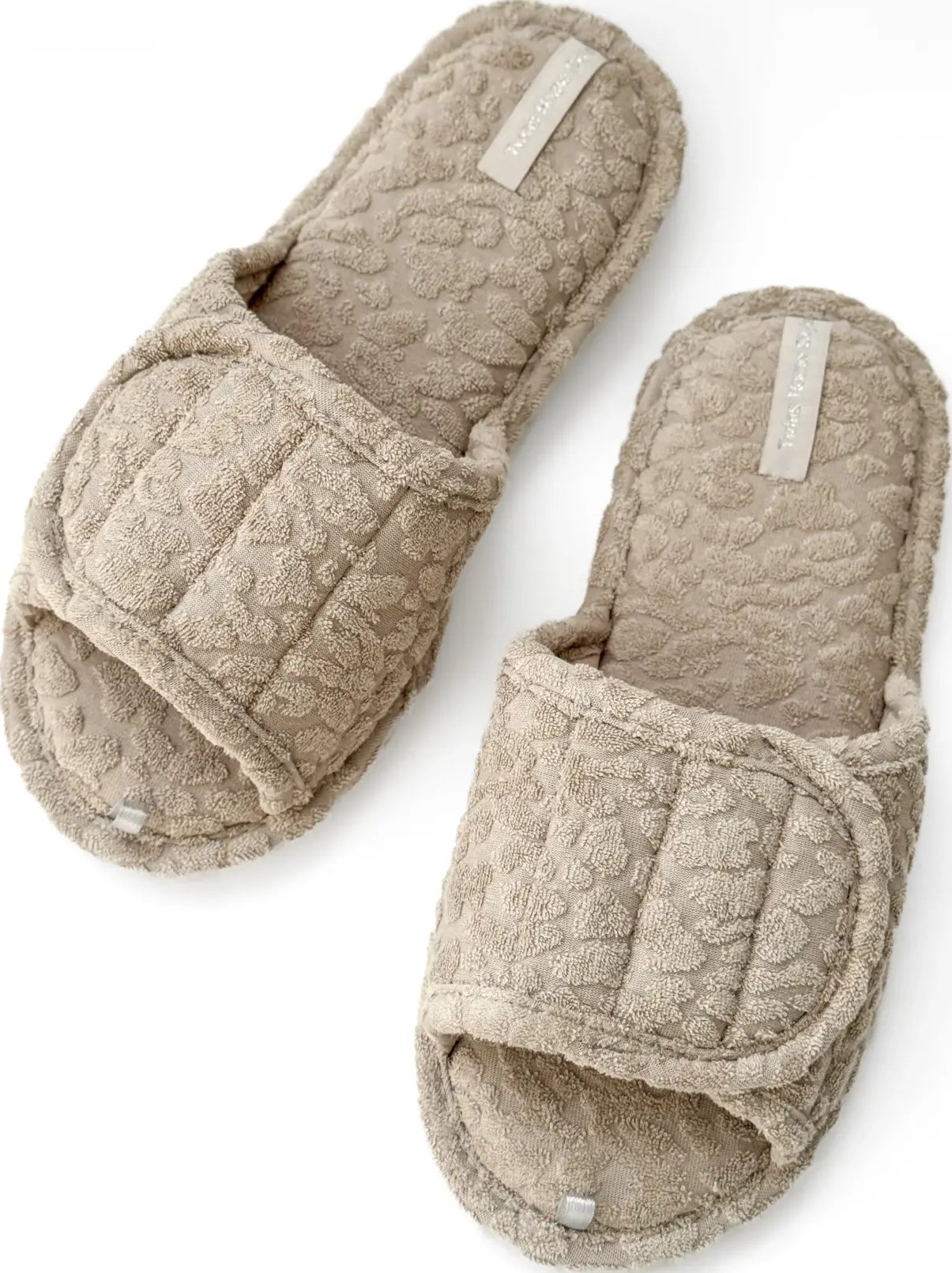 Тапочки домашние Twins HS-VL ANNA beige женские махровые р. 38-39 фото 1