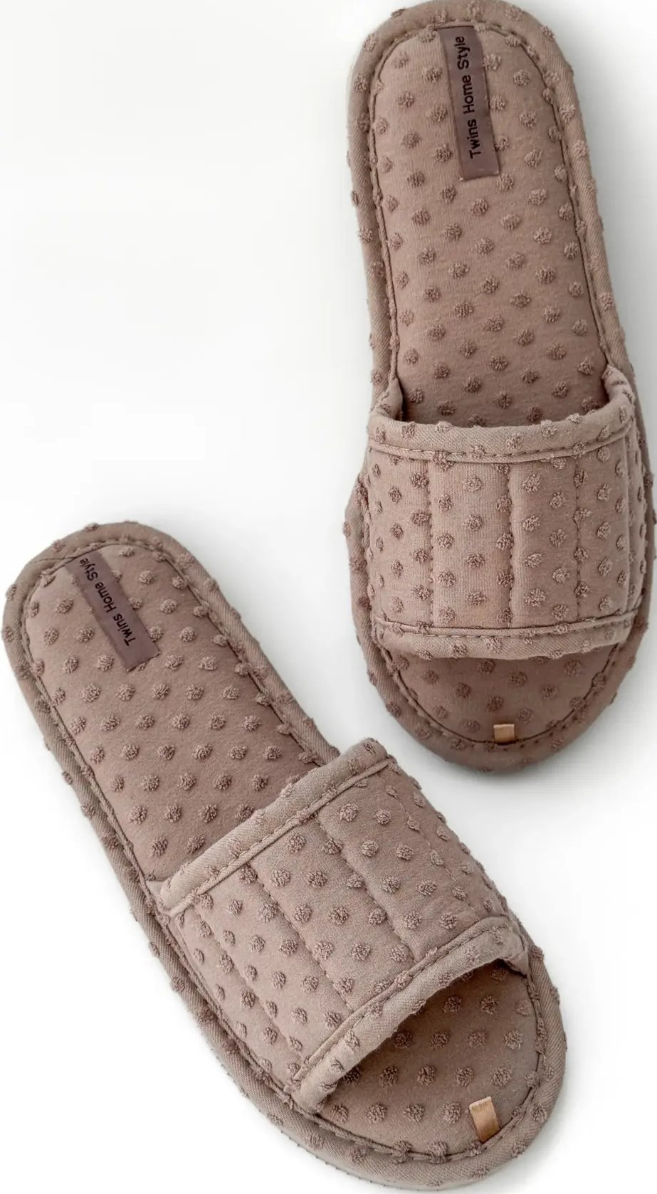 Тапочки домашние Twins HS-VL женские points gray р.38/39 фото 1