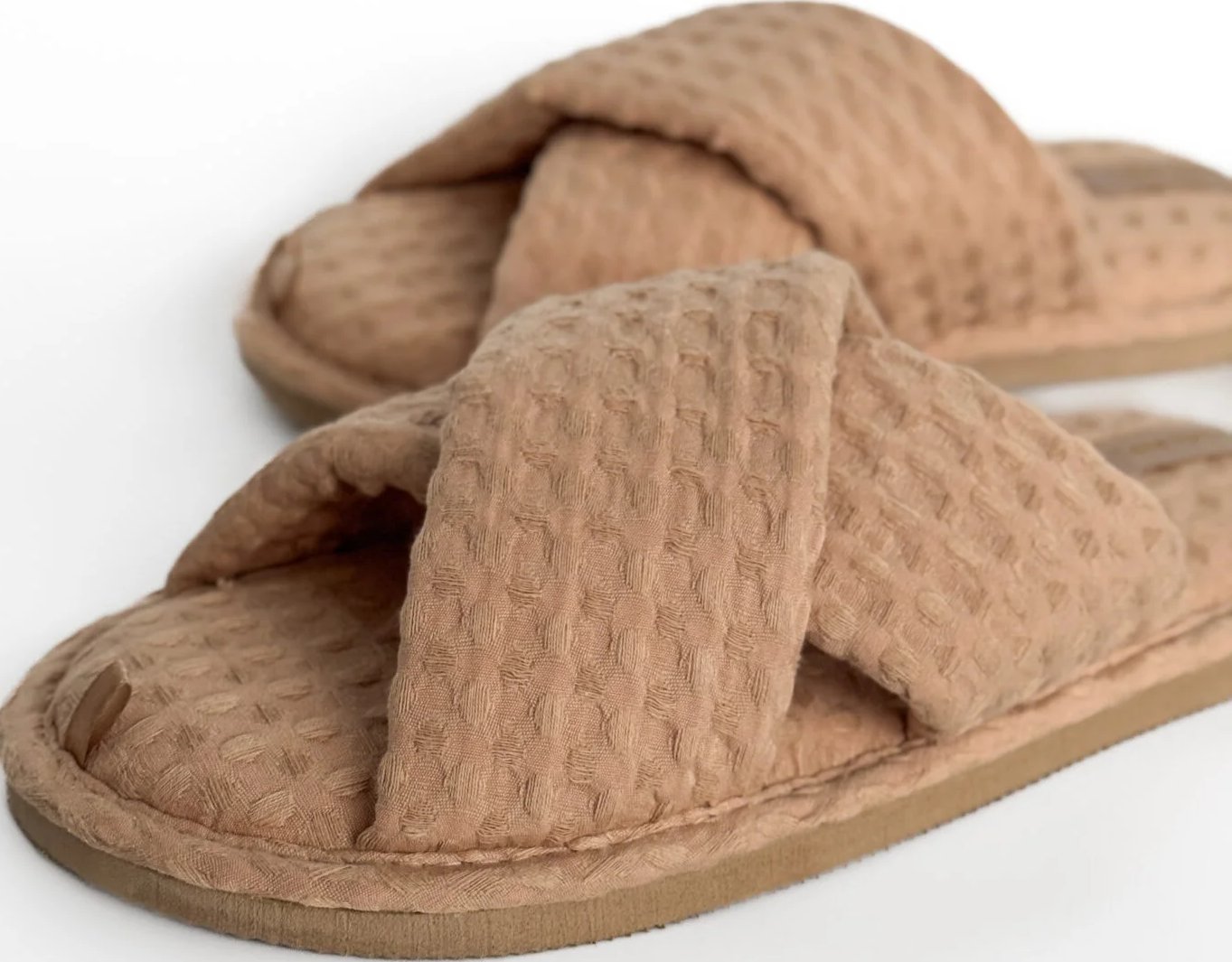 Домашние тапочки Twins женские HS-VL Waffle caramel (Х) р. 36-37 фото 1