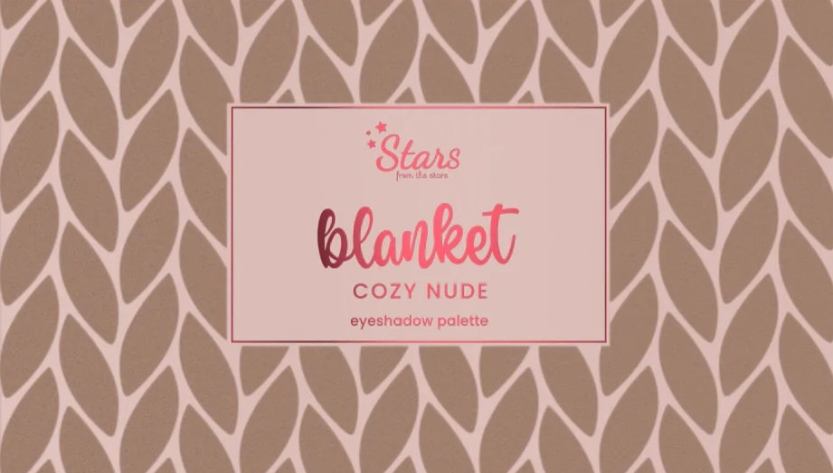 Палітра тіней для повік Stars from the stars BLANKET Cozy Nude, 10 г 3