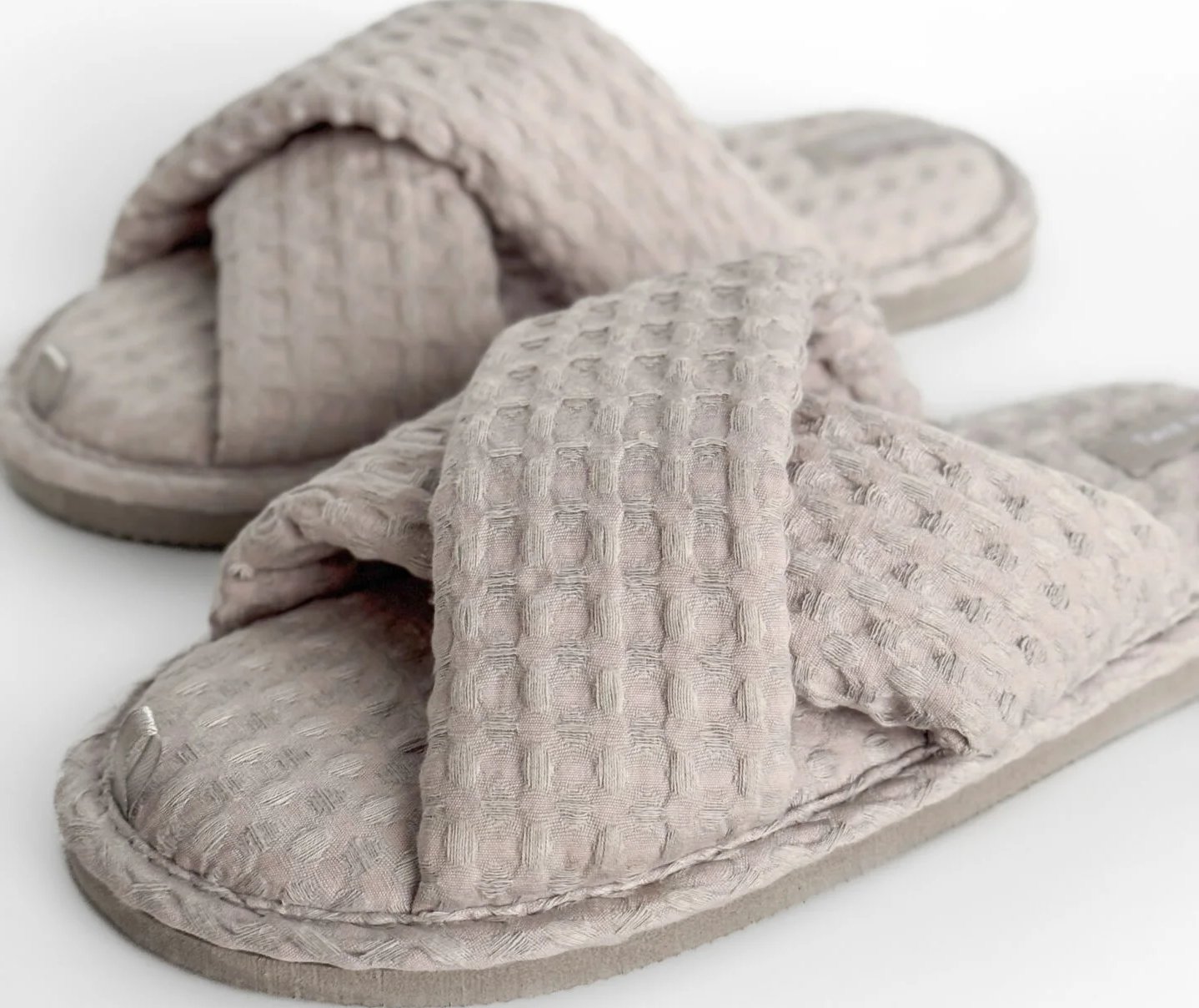Домашние тапочки Twins HS-VL женские Waffle gray (Х) р. 36-37 фото 1