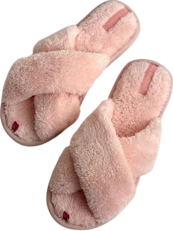 Домашние тапочки Twins HS-VL женские махровые Х пудровый р. 38-39 фото 1