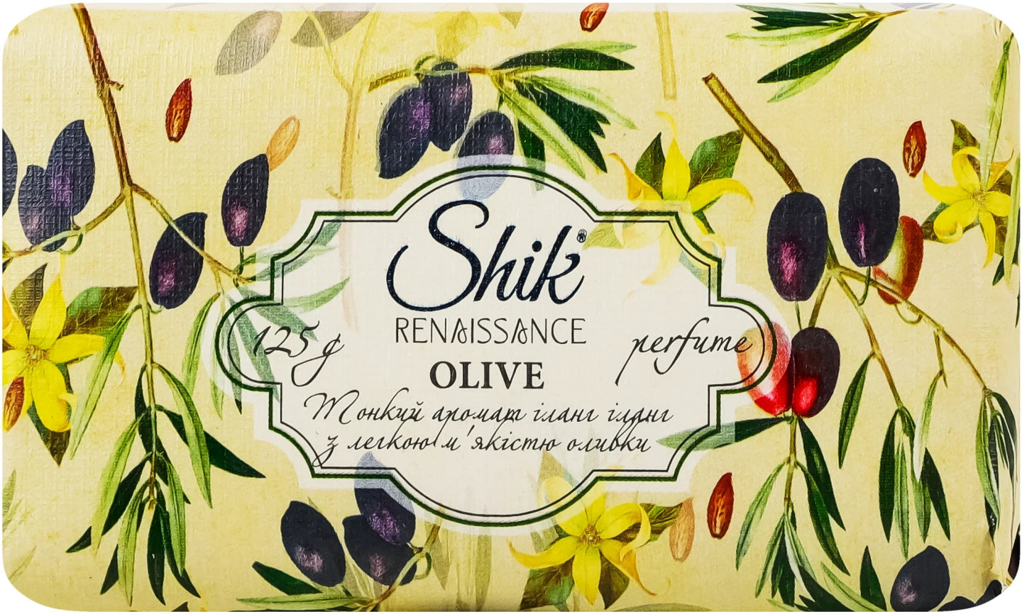 Крем-мило туалетне Shik Renaissance Оливкове, 125 г 1