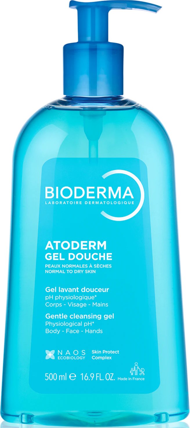 Гель для душа Bioderma Atoderm Gentle Cleansing Gel для сухой и чувствительной кожи, 1 л 1