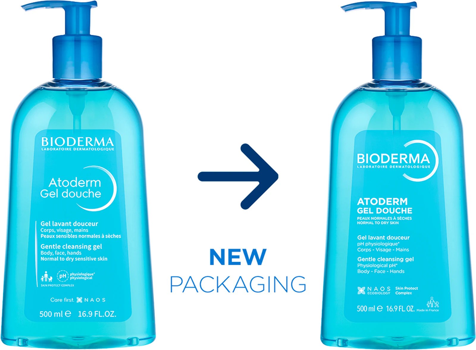 Гель для душа Atoderm Gentle Cleansing Gel для сухой и чувствительной кожи.
