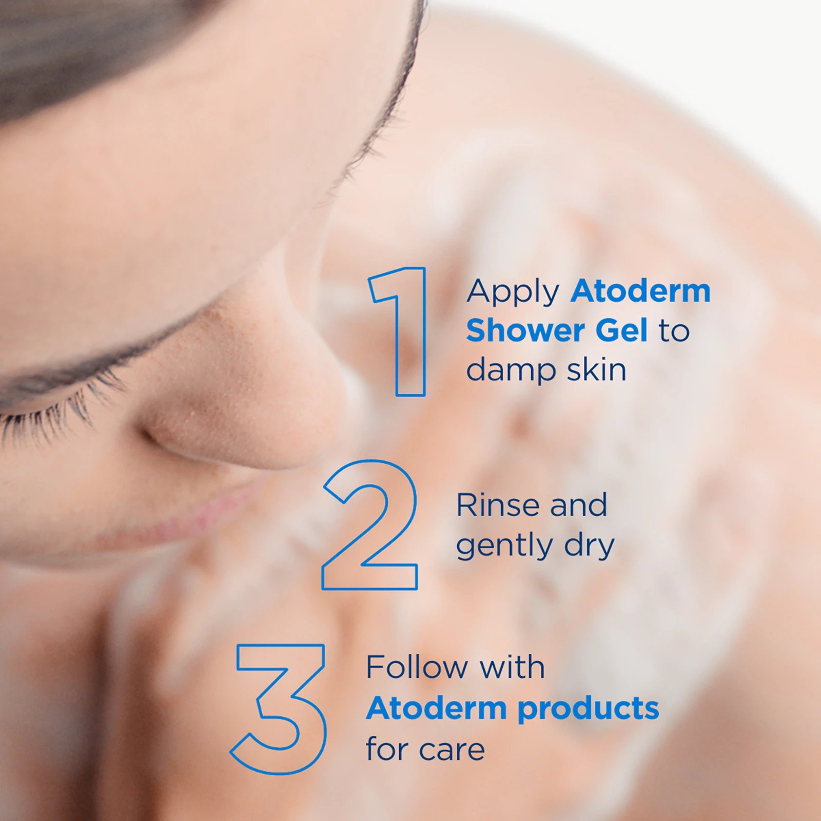 Гель для душа Atoderm Gentle Cleansing Gel для сухой и чувствительной кожи. фото 5